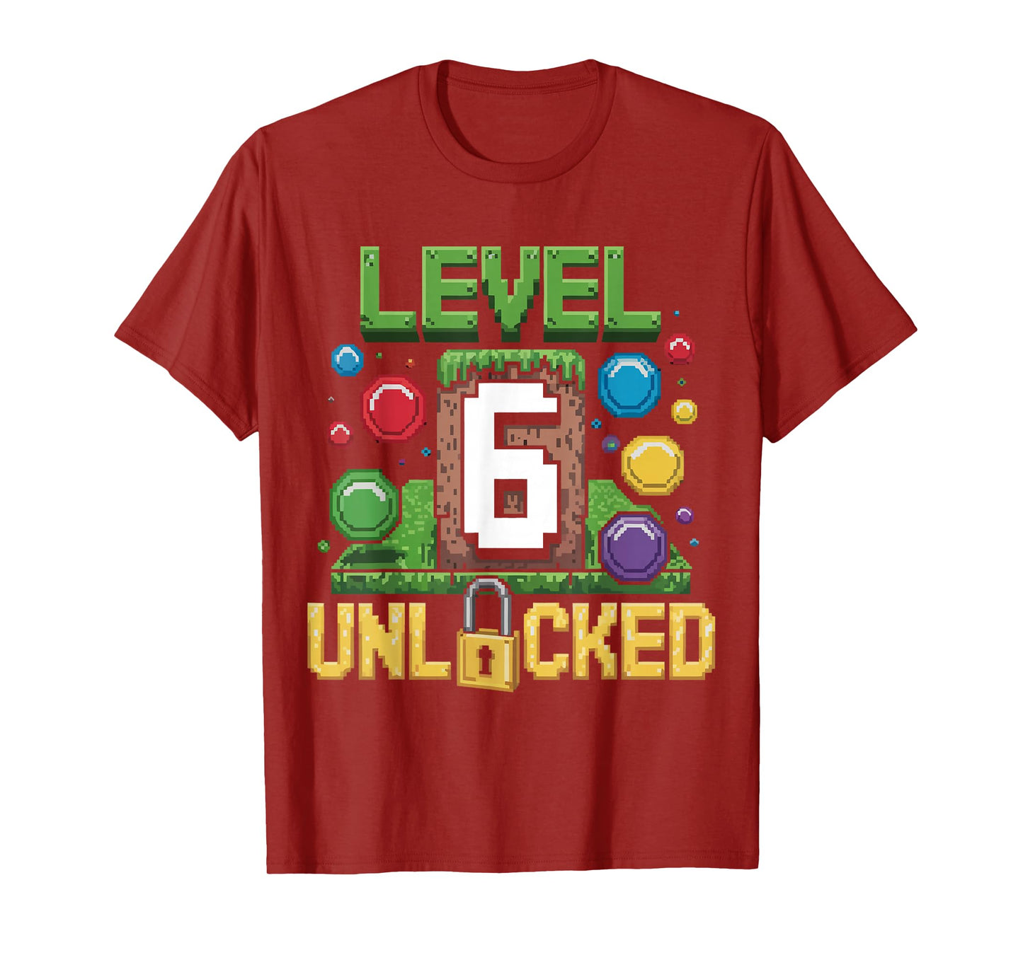 Birthday Children's Shirt Level 6 Unlocked 6 T-Shirt