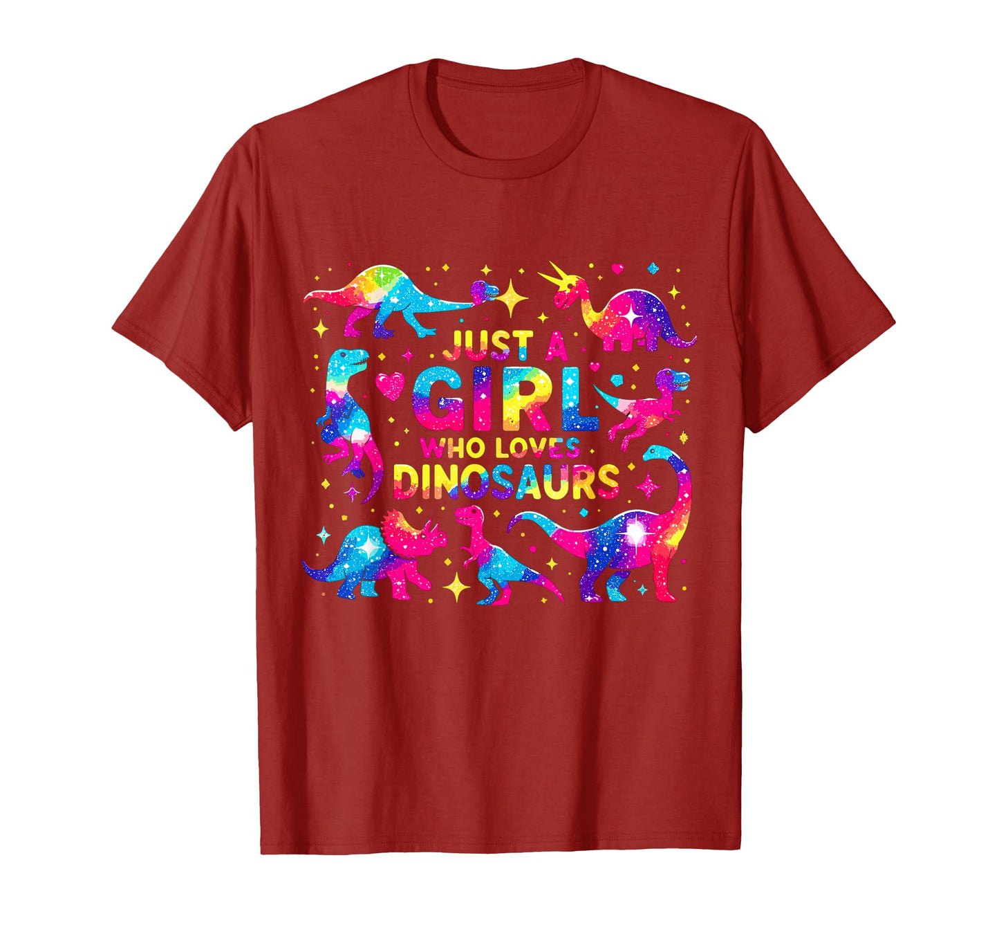 Dinosaur Just a Girl Who Loves Dinosaurs T-Shirt