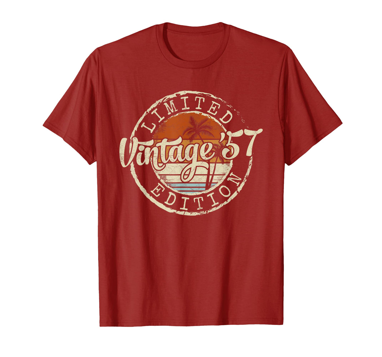 Vintage 1957 68th Birthday Gifts For Men Women 68 Year Old T-Shirt