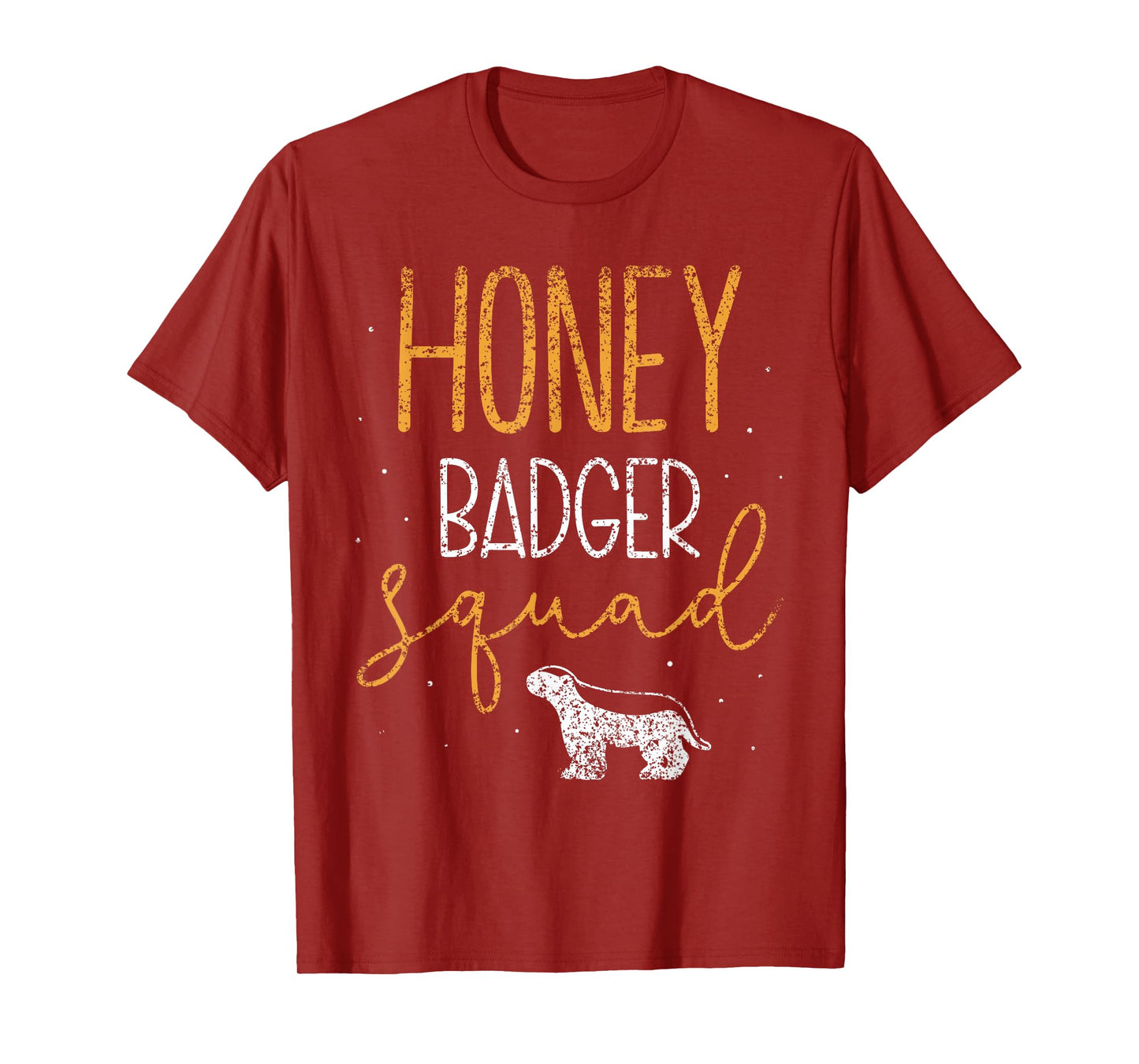 Honey Badger Squad Cute Animal Lover Honey Badger T-Shirt