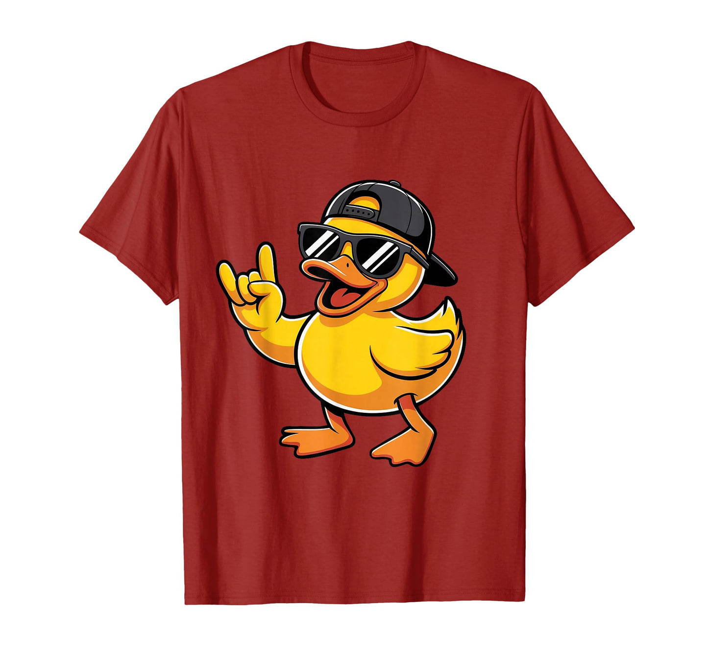 Rubber Duck Rock Music Rubber Duckie Funny Duck Graphic T-Shirt