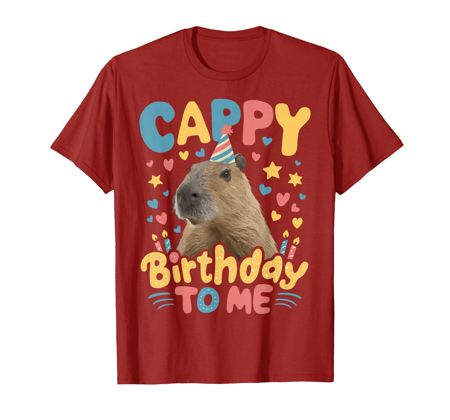Cappy Birthday To Me Capy Birthday T-Shirt