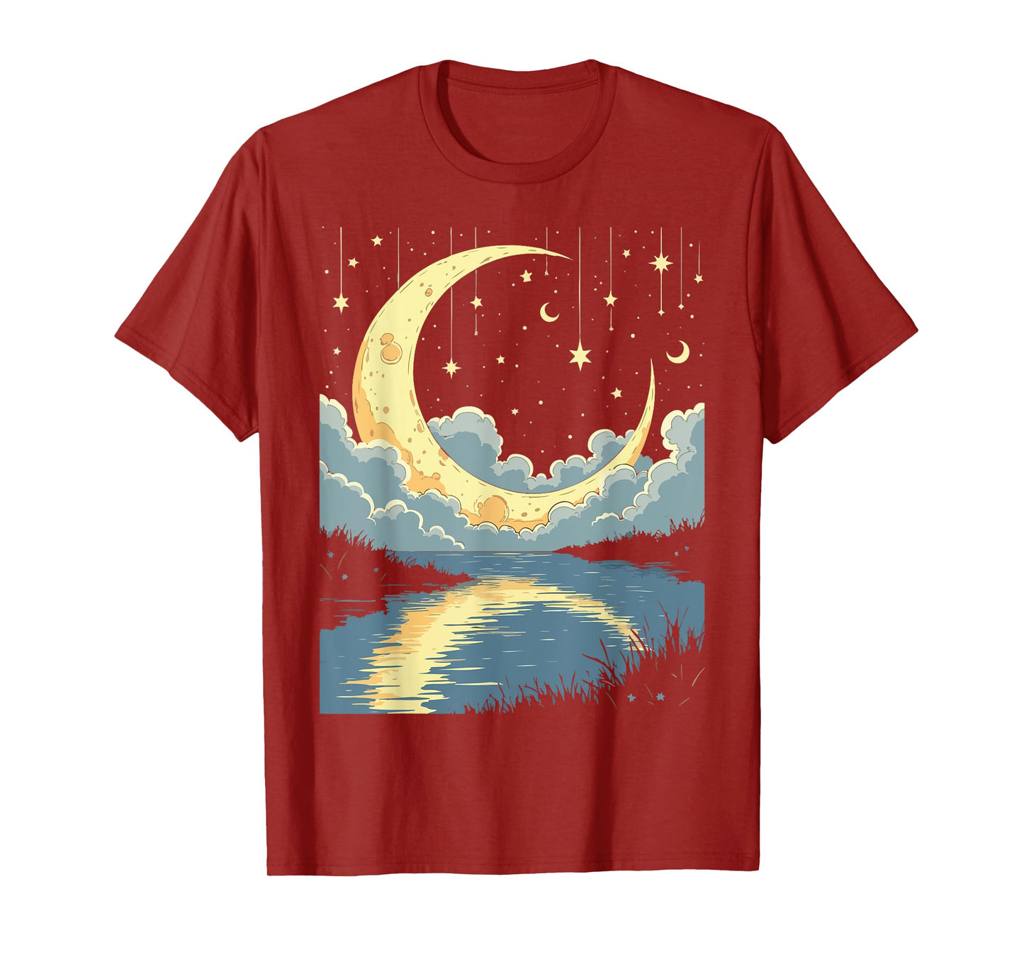 Boho Hippie Celestial Sun Moon Vintage Aesthetic T-Shirt