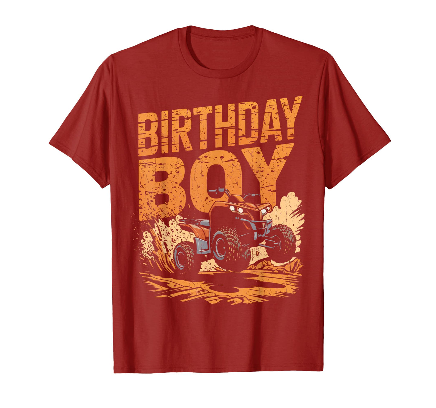 Funny Birthday Boy 4 Wheeler Birthday Boy ATV Birthday Party T-Shirt
