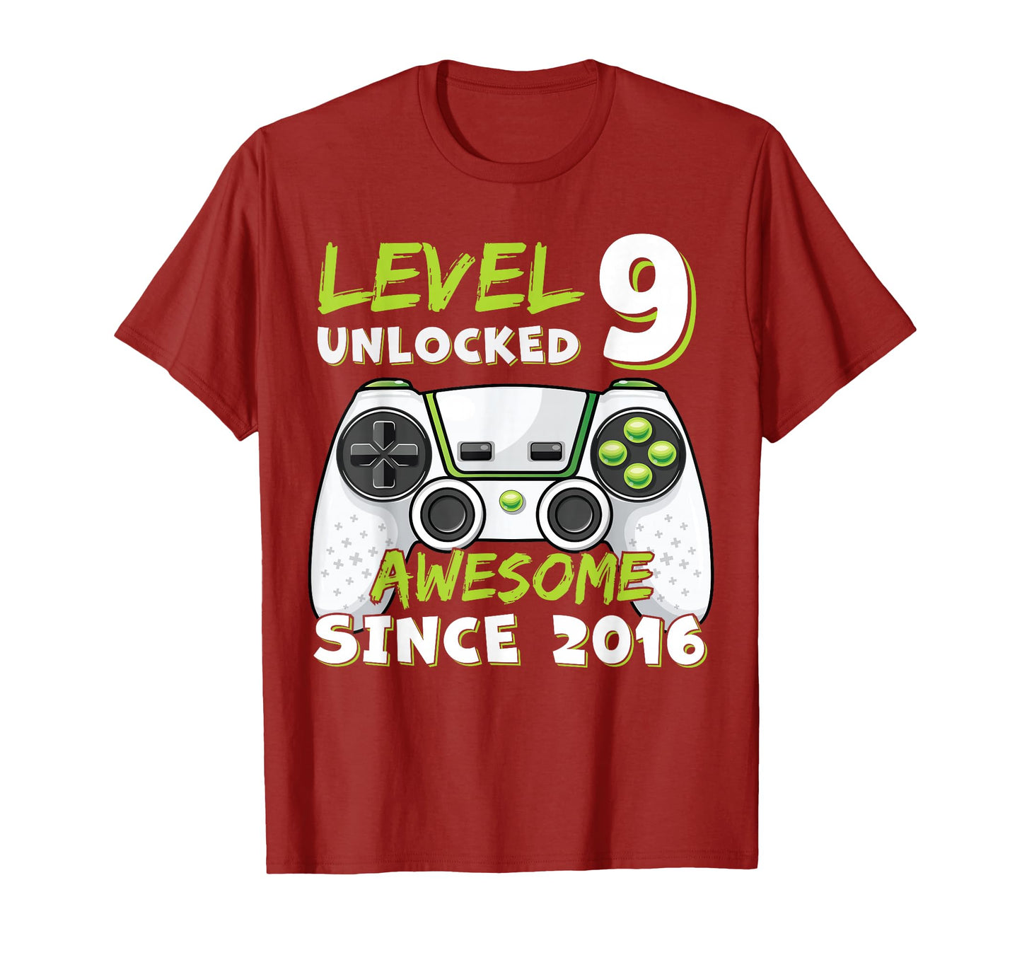 9 Year Old BDay Decorations Son Boy 9yr 2016 9th Birthday T-Shirt