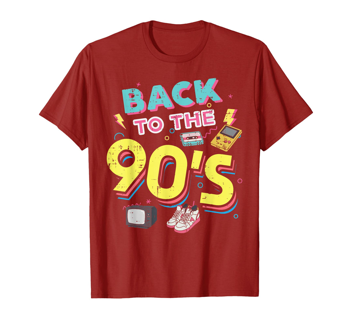 Back to The 90s Cassette Tape Retro Old School Women Men Kid T-Shirt