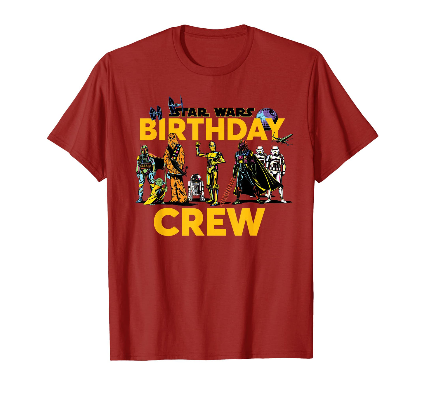 Star Wars Classic Characters Birthday Crew Party Matching T-Shirt