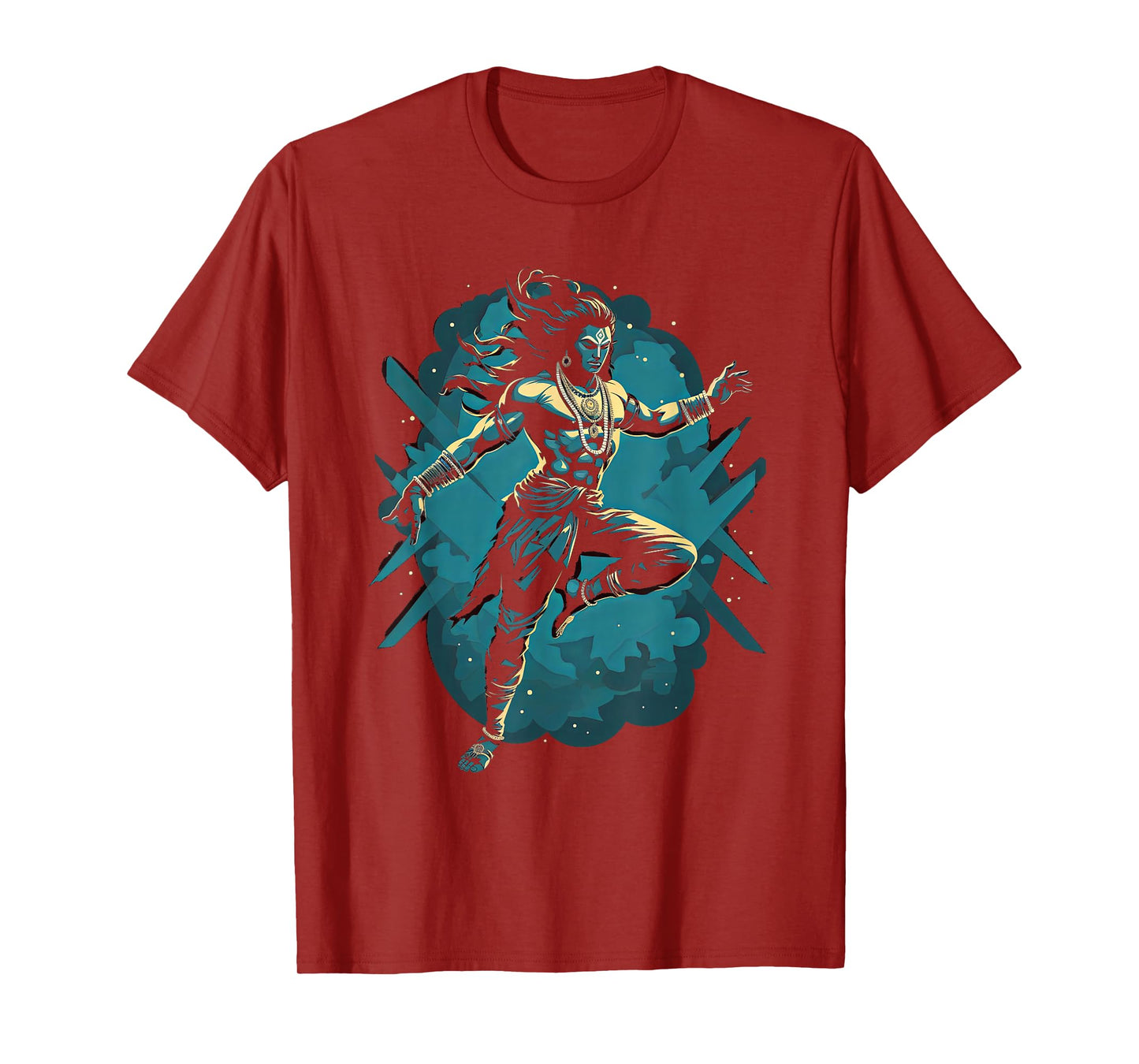 Shiva spiritual hindu god tandava dance yoga meditation T-Shirt