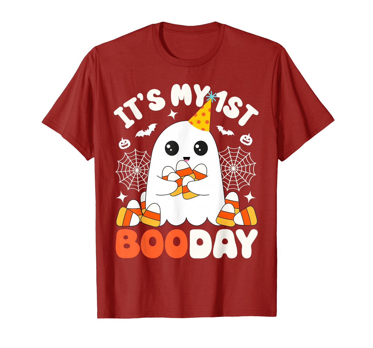 It's My 1st Boo Day, Funny Halloween Ghost 1st Birthday Boy T-Shirt