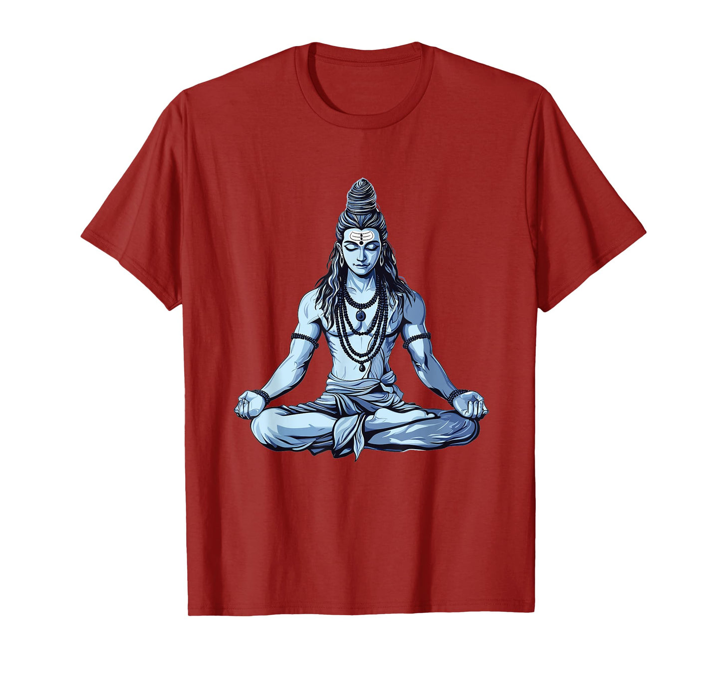 Yoga Inspired Shiva Mahadev Sitting Pose for Hinduism T-Shirt