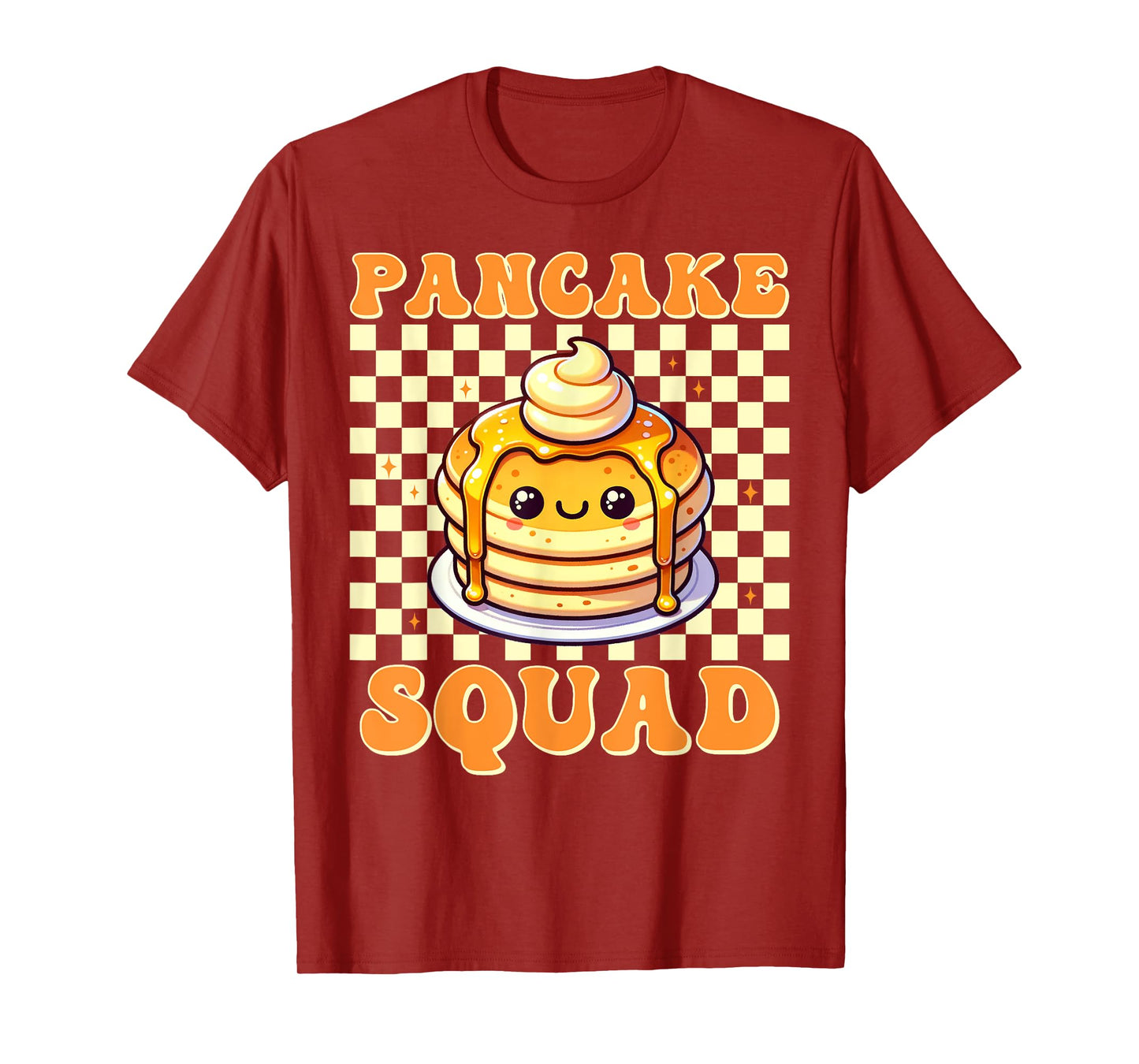 Pancake Squad Crew Syrup Brunch Breakfast Bake Maker T-Shirt