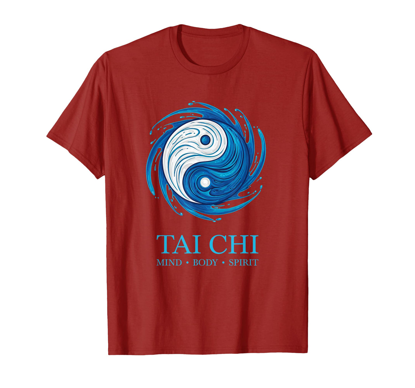 Tai Chi Yin Yang Mind Body Spirit Martial Arts T-Shirt