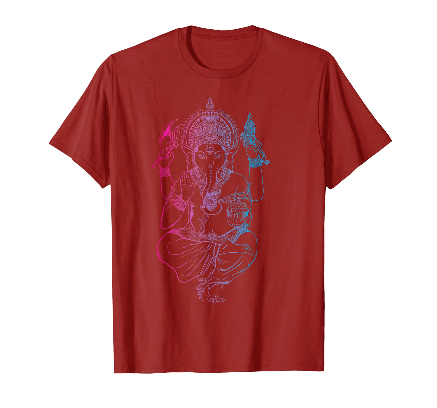 Ganesh Symbol Yoga Hindu Men Women Meditation T-Shirt