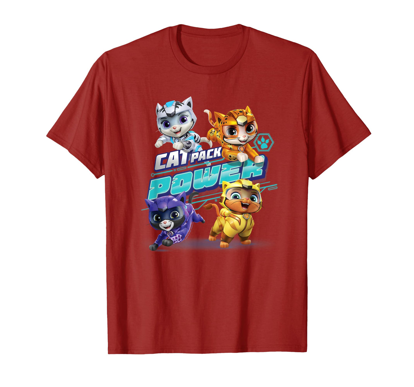 PAW Patrol Cat Pack Power With Leo, Shade, Wild And Rory T-Shirt