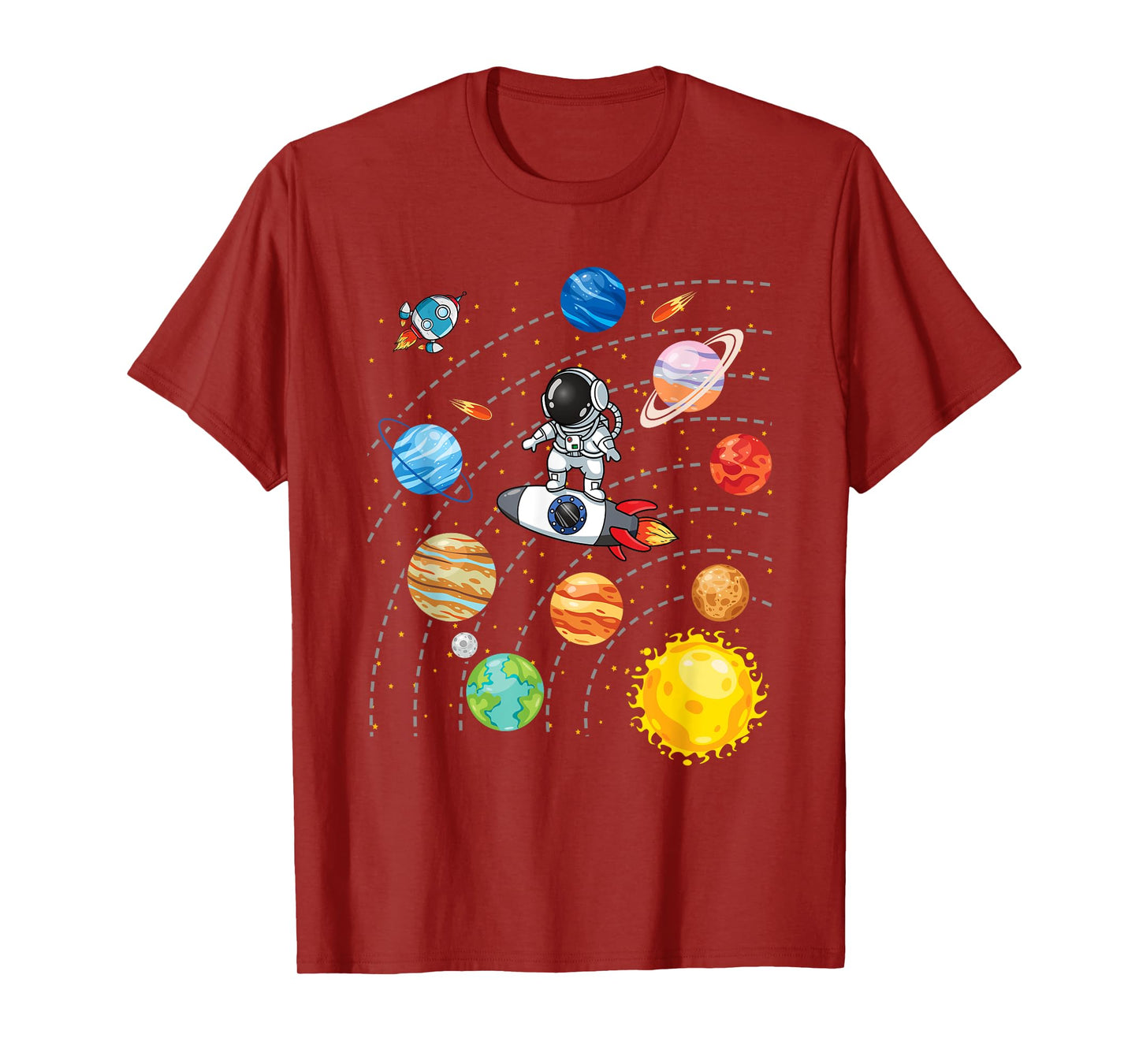 Solar System Planets Science Space Astronaut Universe Galaxy T-Shirt