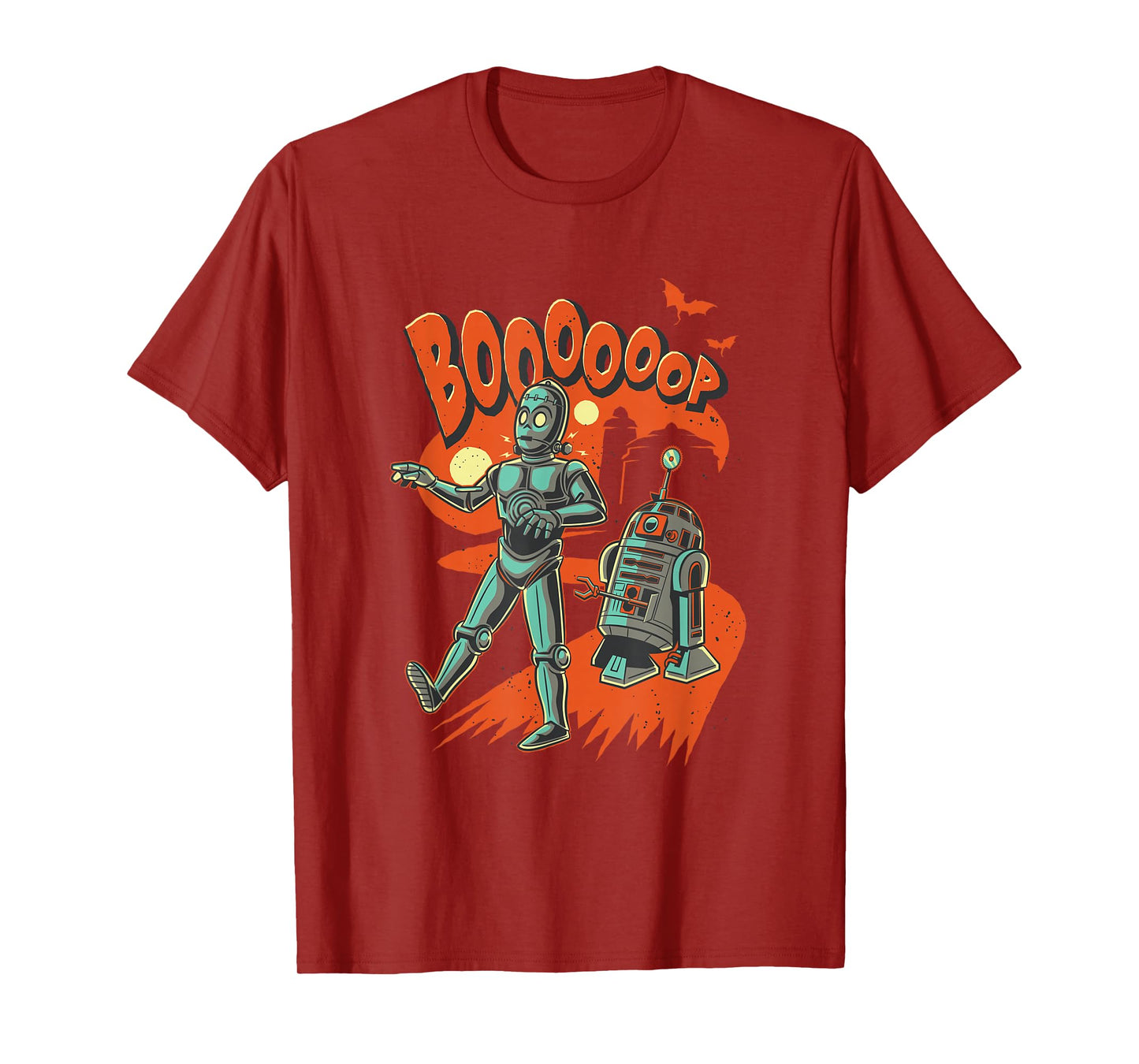 Star Wars Halloween BOOOOOP Monster Droids Vintage T-Shirt