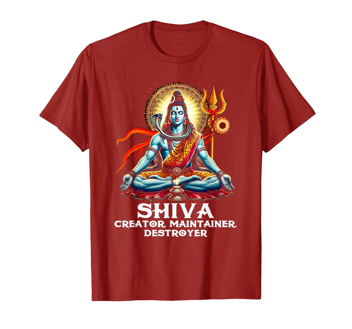 Shiva Hindu God Spiritual Shiva Creator Maintainer Destroyer T-Shirt