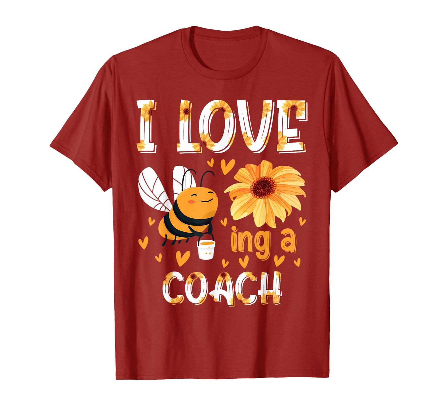 I Love Being Coach Beekeeper Proud Teacher Appreciation T-Shirt