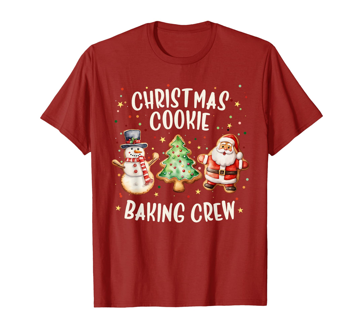 Gingerbread Team Kids Toddler Christmas Cookie Baking Crew T-Shirt