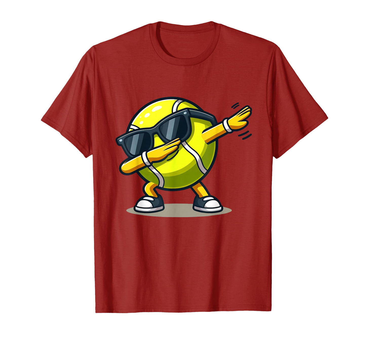 Dabbing Tennis Ball Shirt Funny Boys Men Women Sports Player T-Shirt