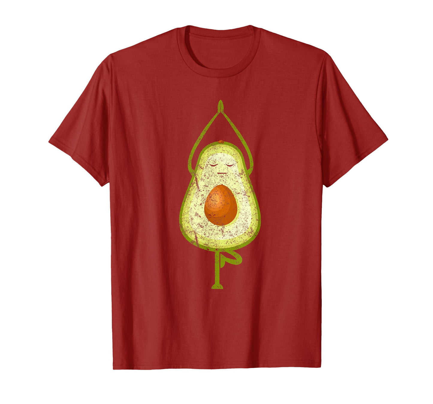 Yoga Avocado Funny Vegan Yoga Master Cute Avocado Lovers T-Shirt