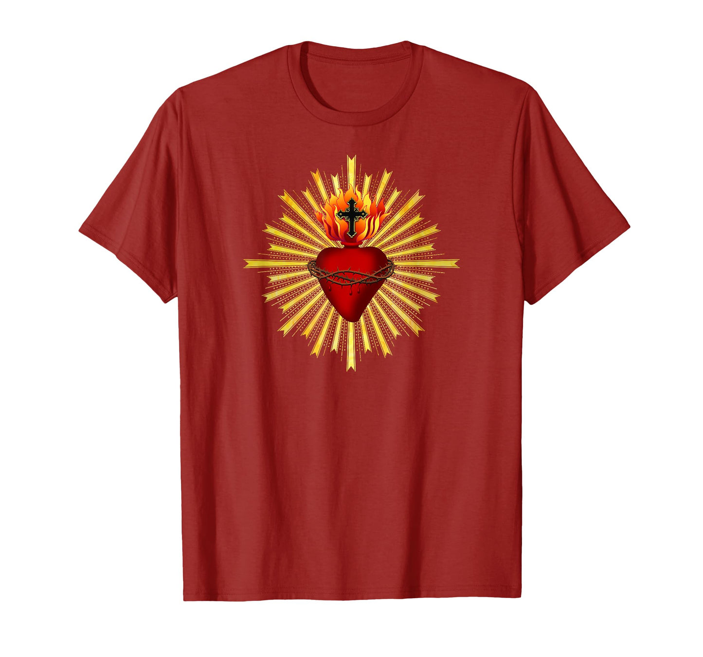 SACRED HEART of JESUS Tattoo T-shirt for Men Women Kids T-Shirt