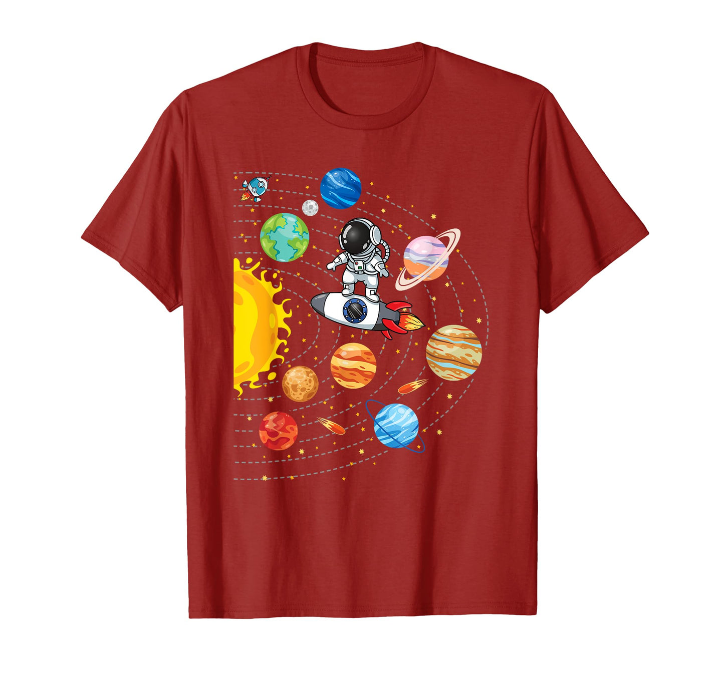 Solar System Planets Science Space Astronaut Universe Galaxy T-Shirt