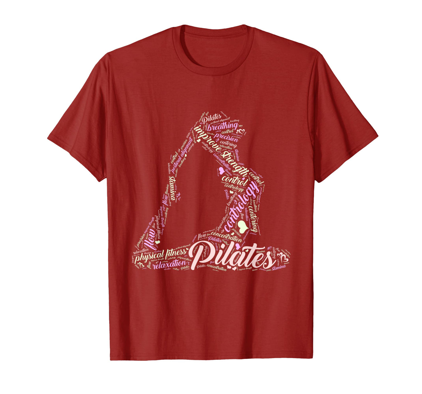 Pilates Wordcloud B T-Shirt