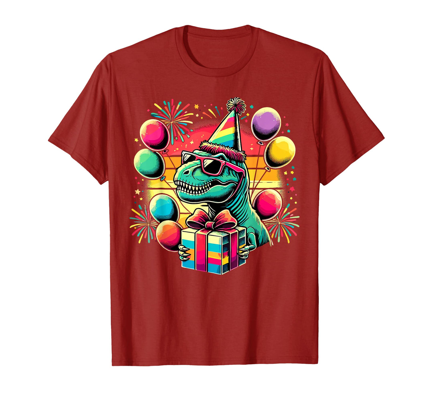 Dinosaur Birthday Party T-Rex Dinosaur T-Shirt