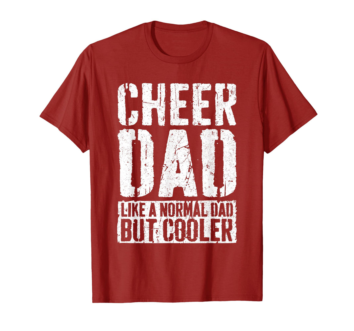 Cheer Dad Shirt Men Fathers Day Cheer Dad T-Shirt