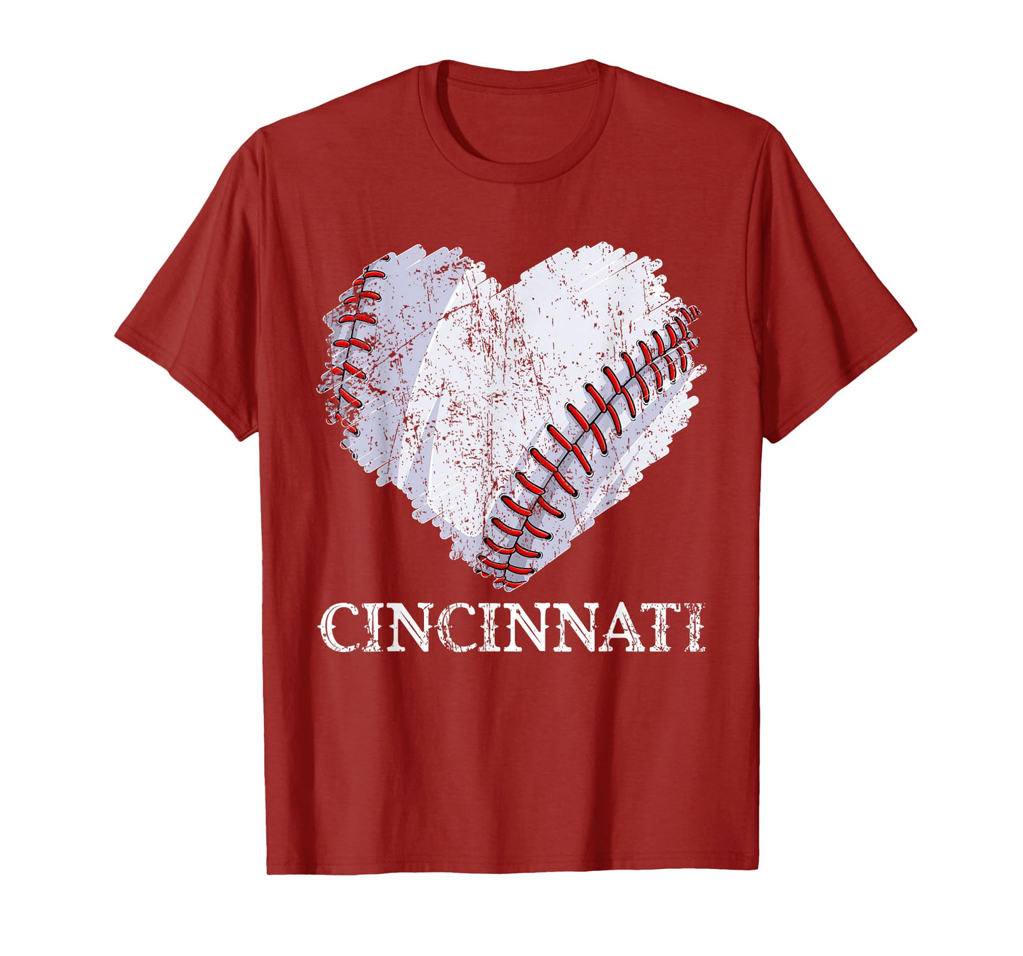 Cincinnati Retro Baseball Lover Game Day Men Boys Girls T-Shirt