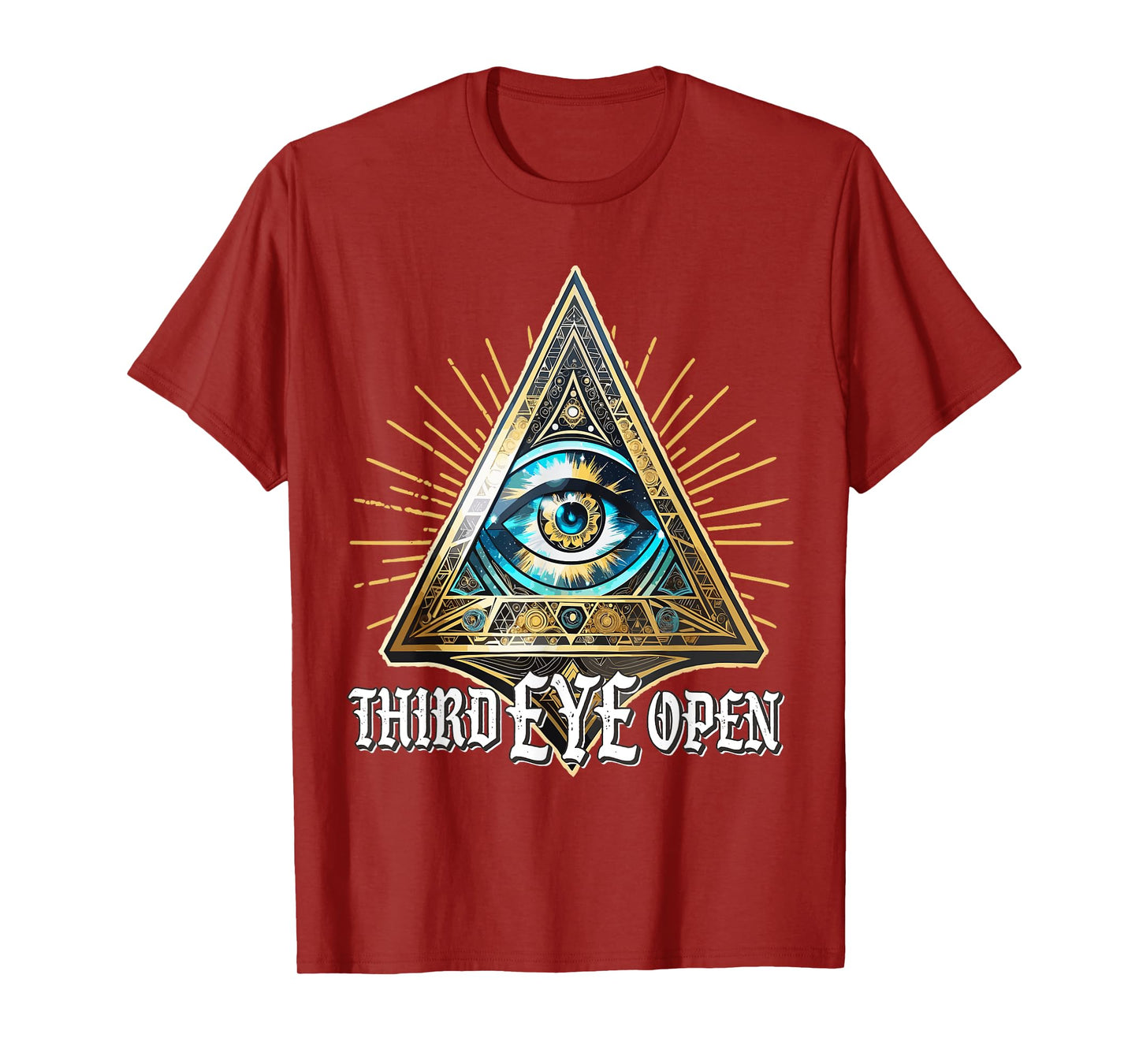 Spiritual Mystical Gaze - Streetwear All Seeing Third Eye T-Shirt
