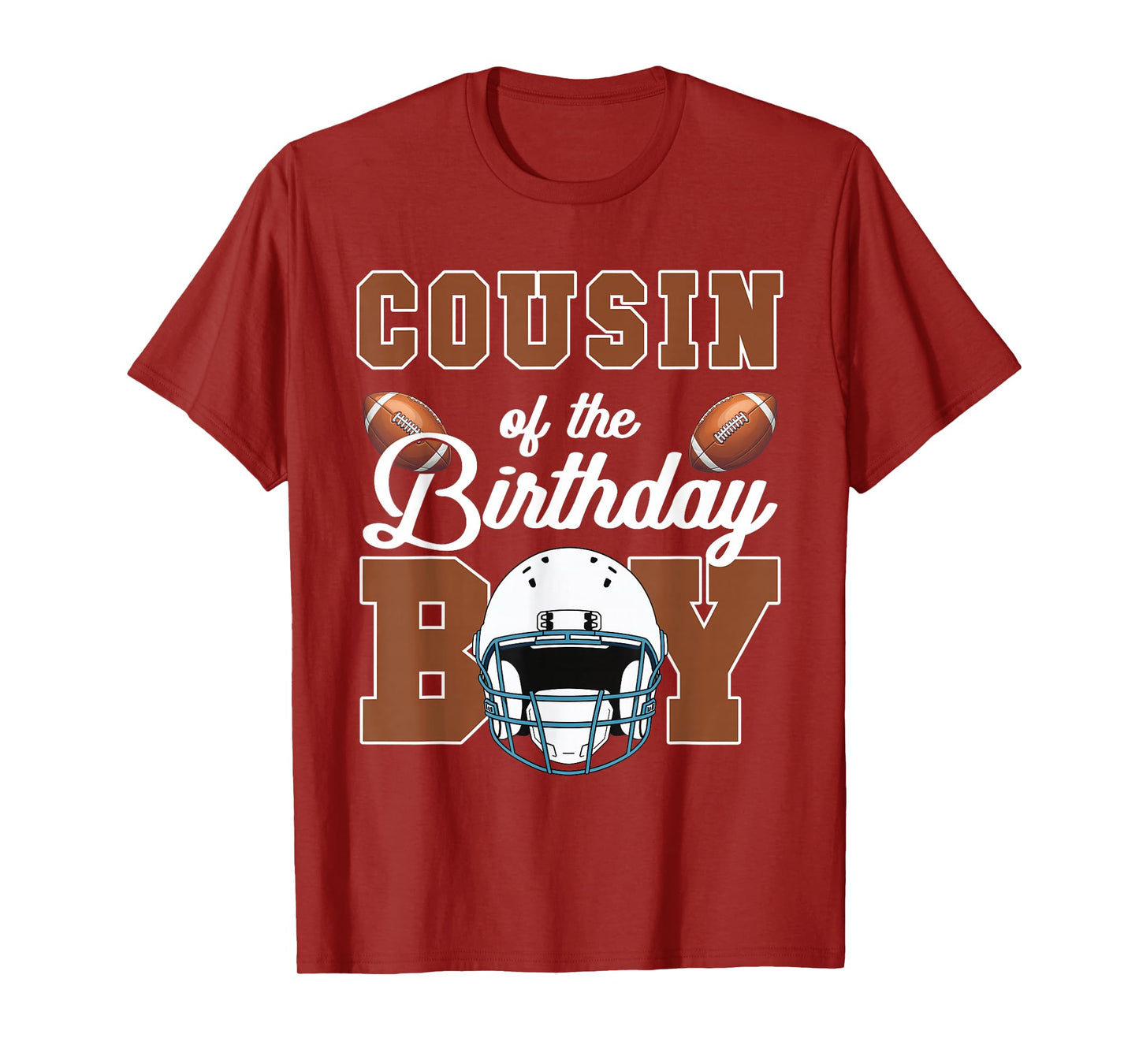 Football Touchdown Birthday Kids Outfit - Unisex Kids & Adults Family Matching Football Party T-Shirt - Black, Short Sleeve, Size 4/5
