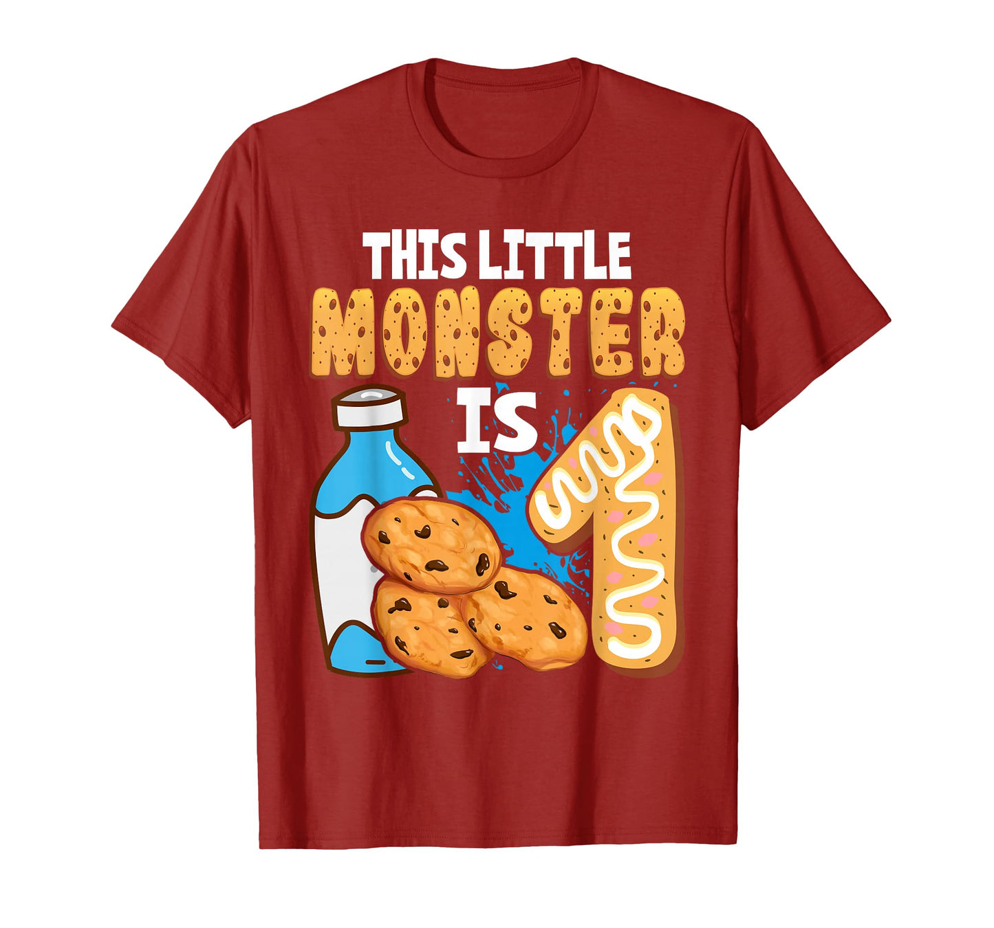 Milk and Cookies 1st Birthday Boy Girl First Birthday Family T-Shirt