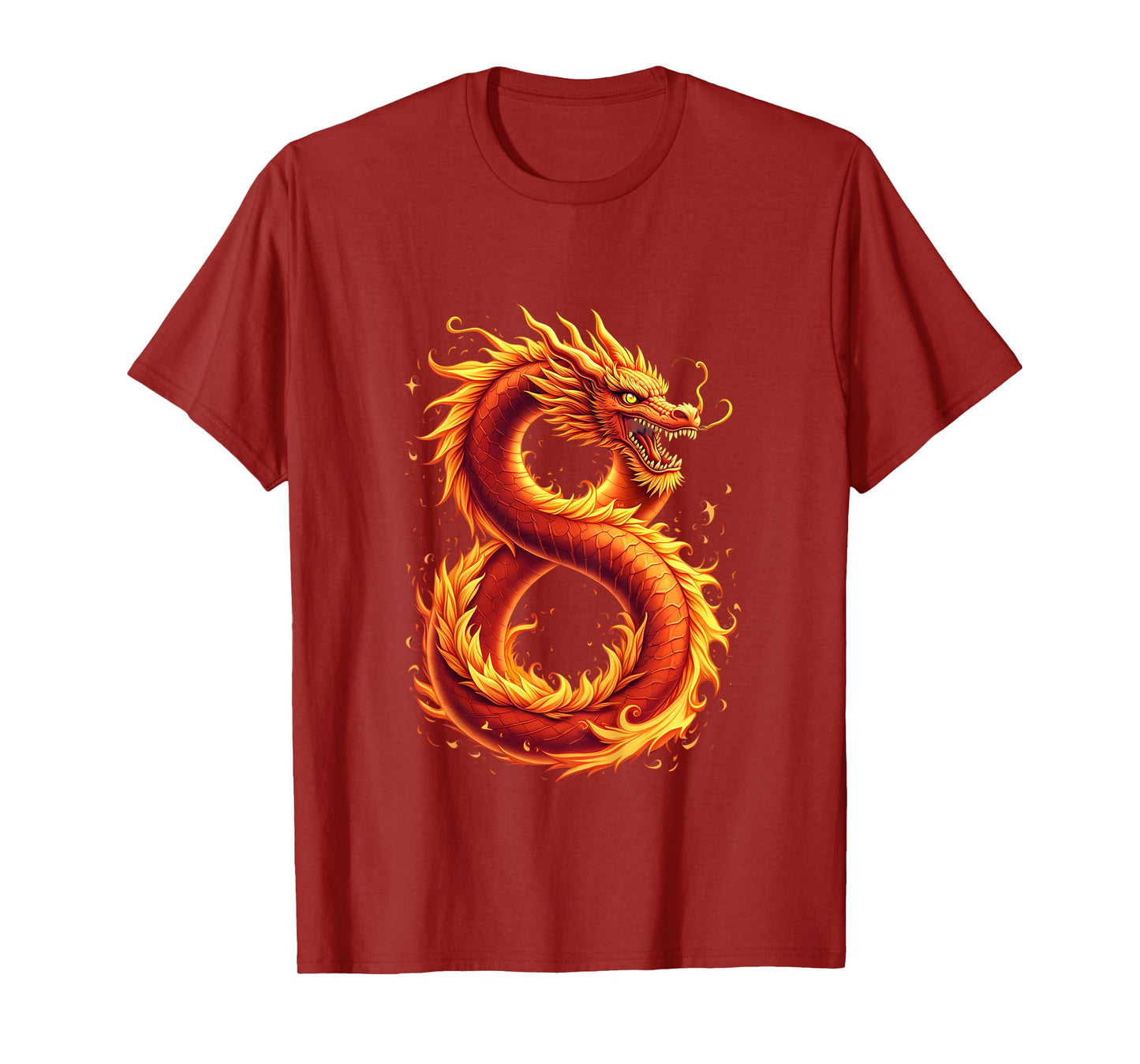 Kids Turning 8 Years Old Birthday, Boy Dragon 8th Bday Girl T-Shirt