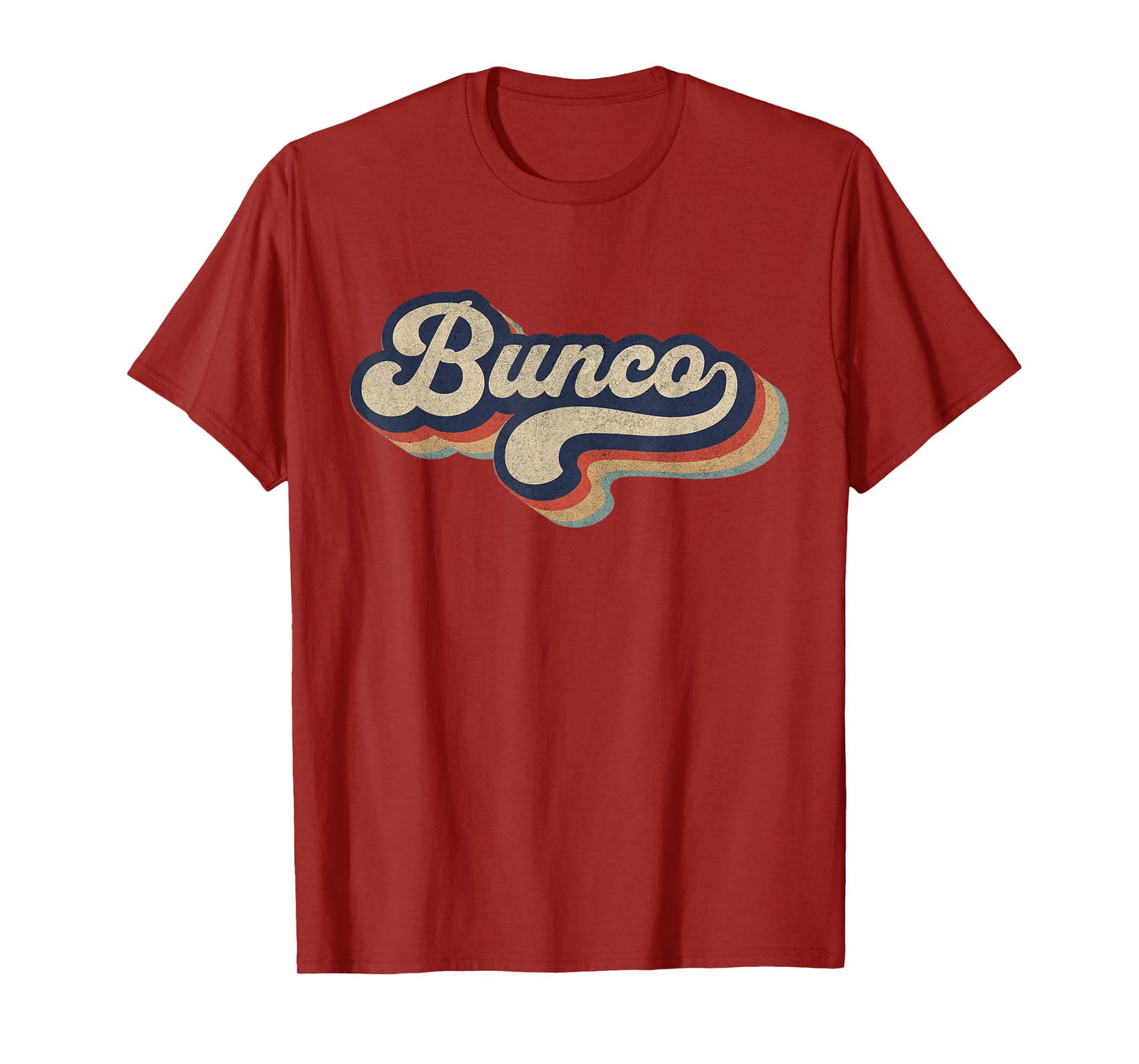 Brunco Vintage Bunco Dice Game Mens Womens T-Shirt