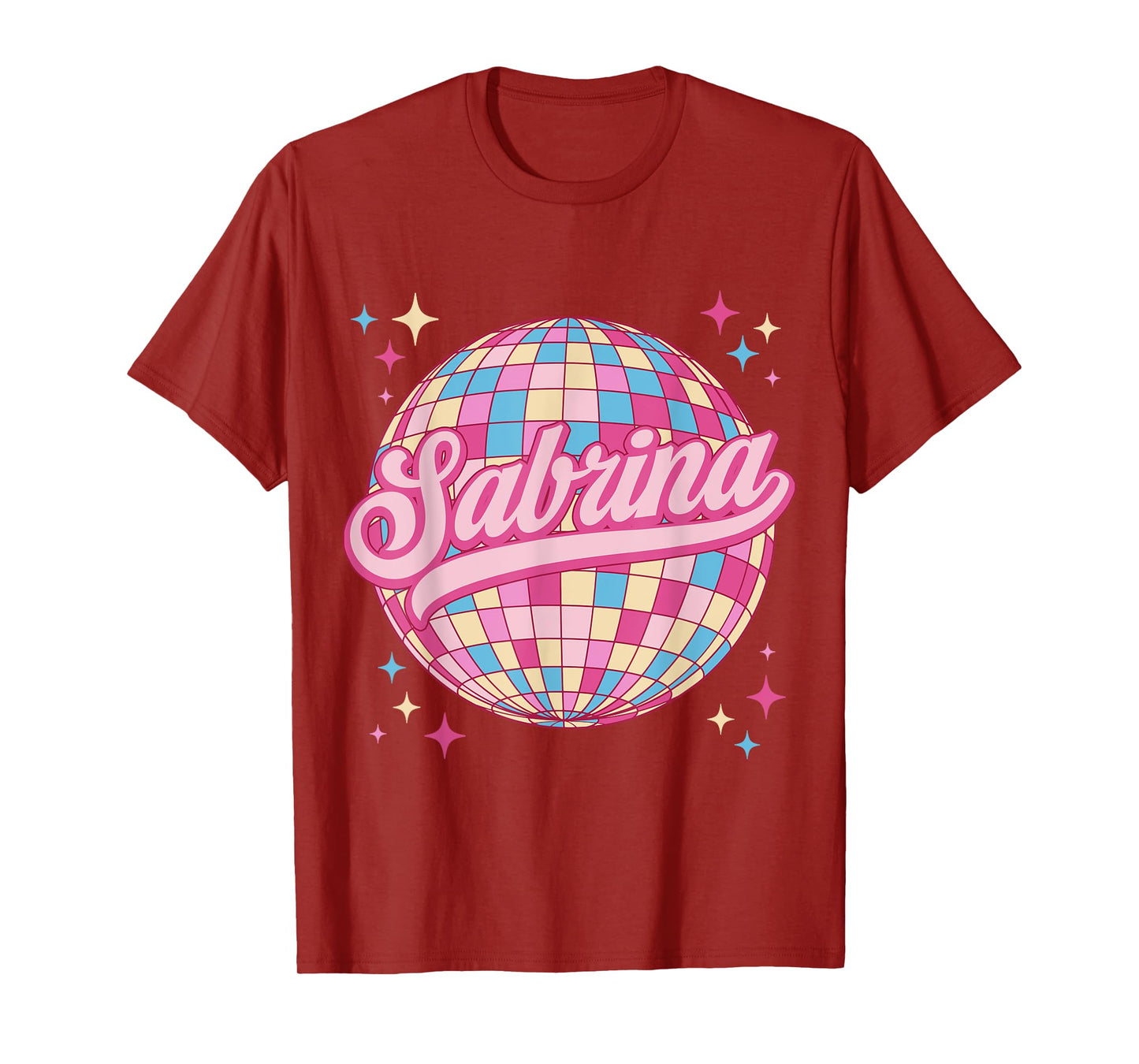 Retro Sabrina Name Personalized I Love Sabrina Birthday Girl T-Shirt