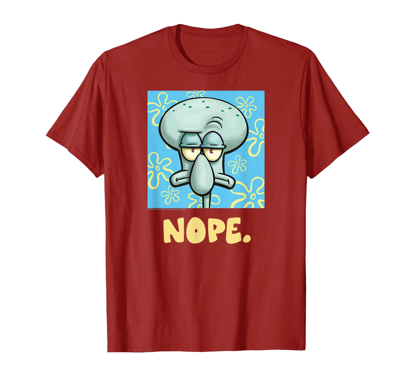 SpongeBob SquarePants - Squidward NOPE T-Shirt