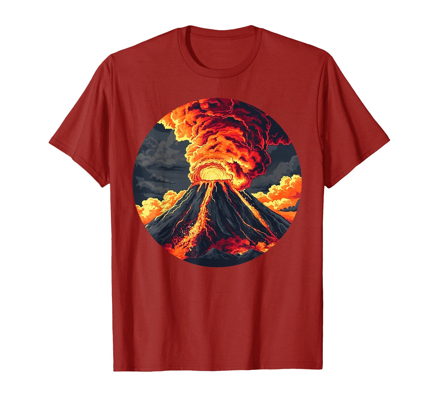 Cool erupting volcano costume for boys and girls T-Shirt