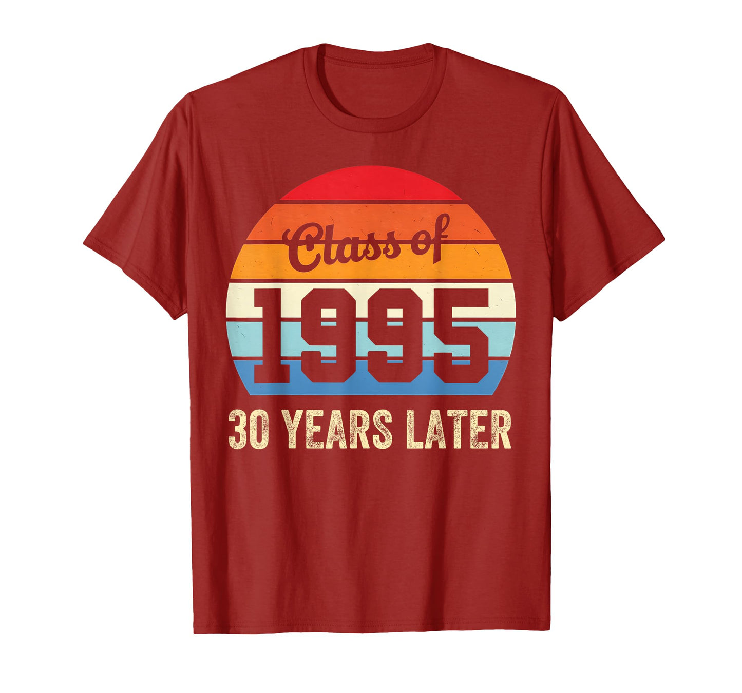 Vintage Class Of 1995 30 Years Later Reunion 30th Graduation T-Shirt