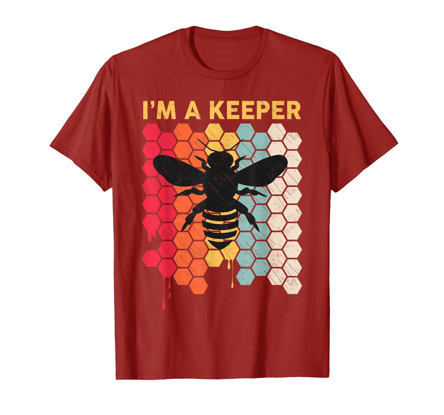 Men Bee-Shirt Funny Honey Beekeeping Gift I'm A Bee Keeper T-Shirt