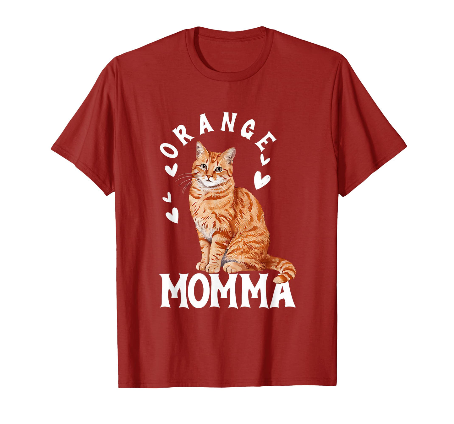 Tabby Cat Orange Cat Mom Orange Momma Pet Owner Lover T-Shirt