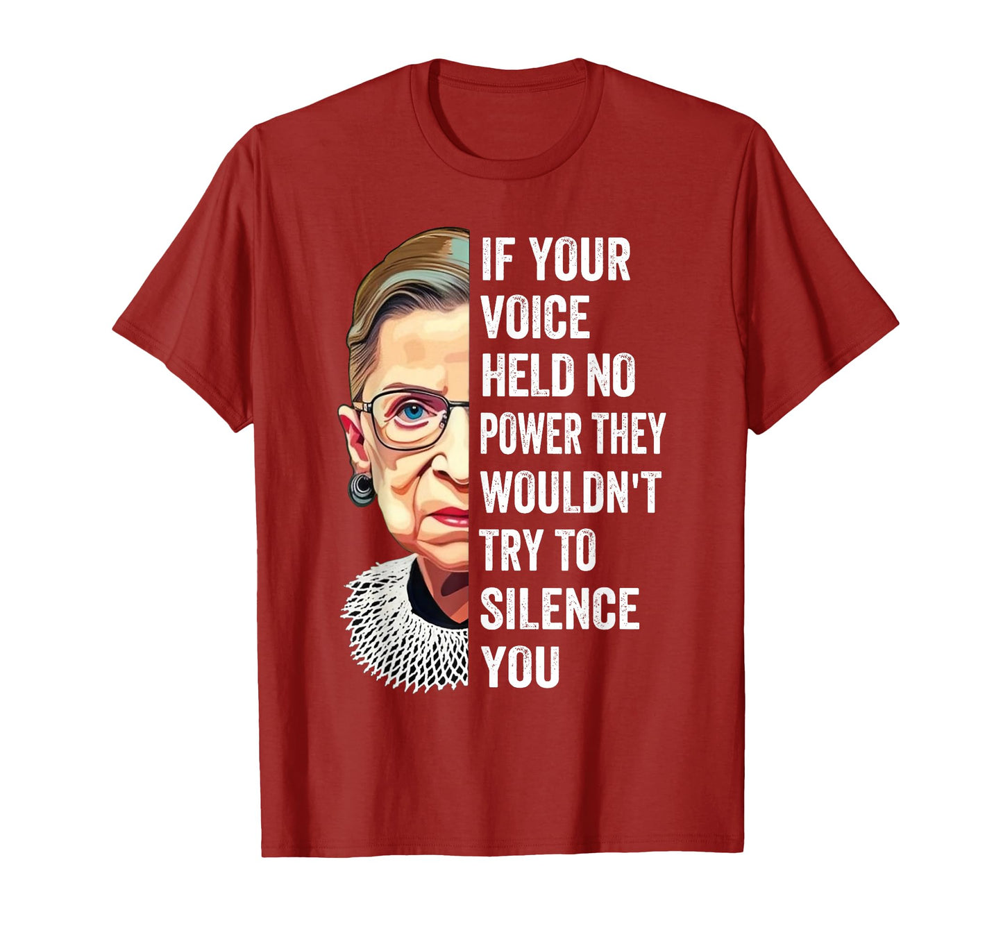 RBG If Your Voice Held No Power They Wouldn't Try To Silence T-Shirt