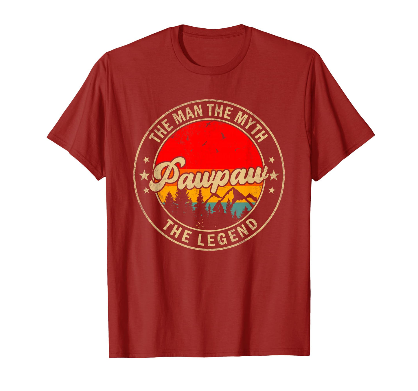 Pawpaw the Man the Myth the Legend Father's Day for Grandpa T-Shirt
