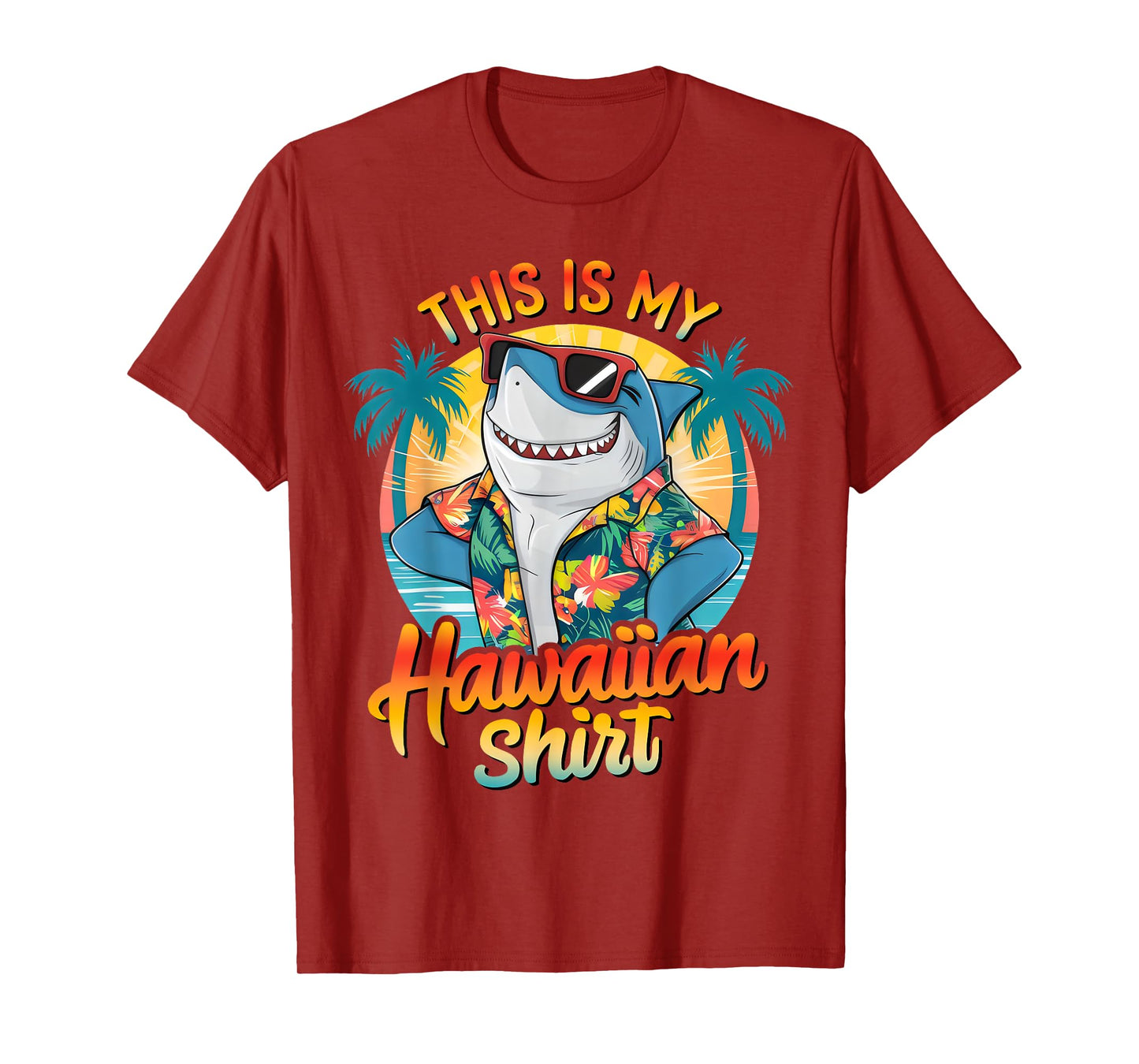 This Is My Hawaiian Shirt Tropical Luau Costume Party Hawaii T-Shirt