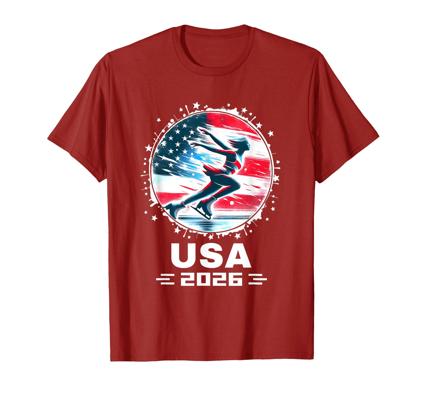 USA Women Figure Skating Team 2026 Apparel Figure Skating T-Shirt