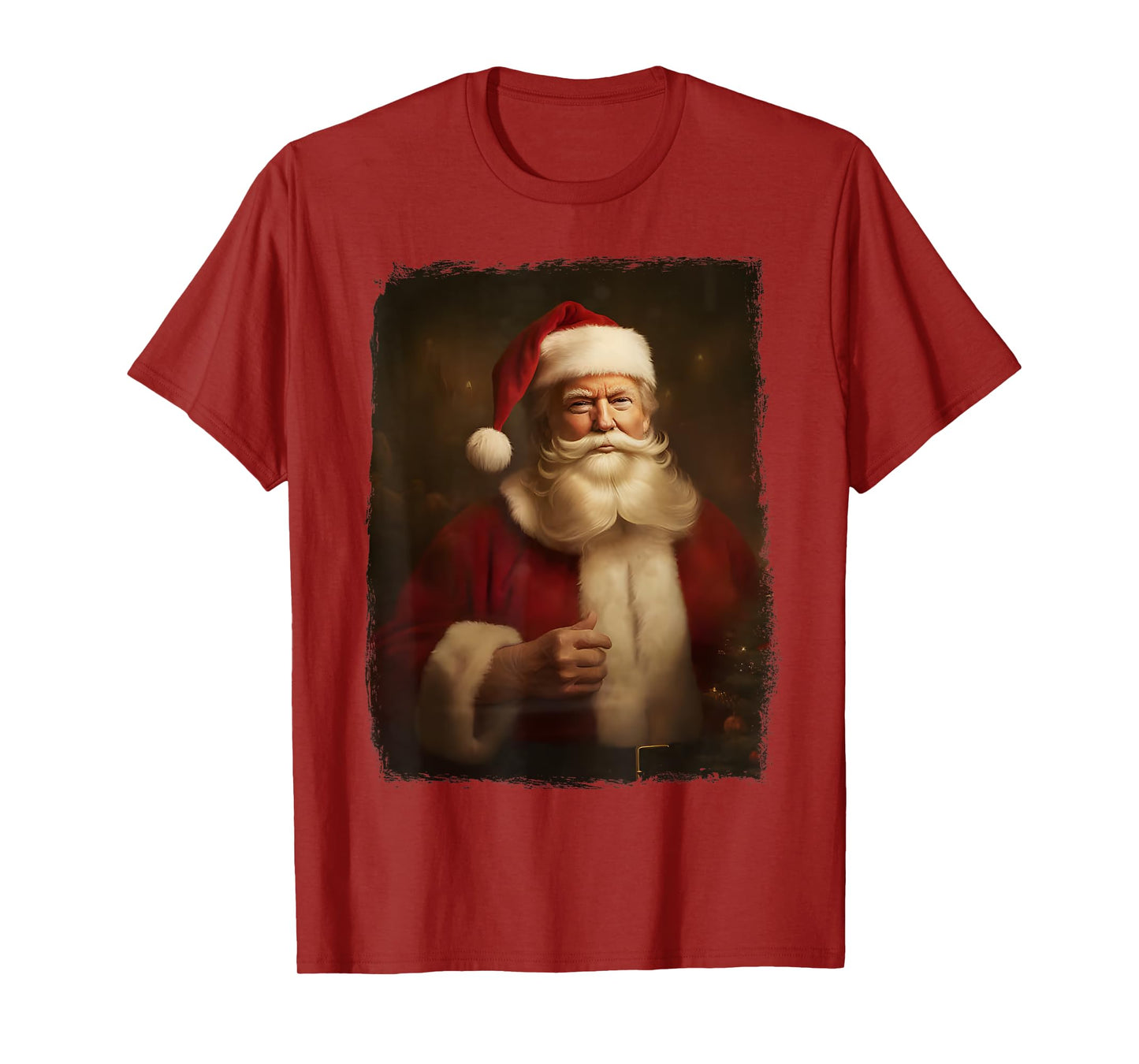 Christmas Funny Trump Santa Claus Retro Vintage Xmas Pajamas T-Shirt