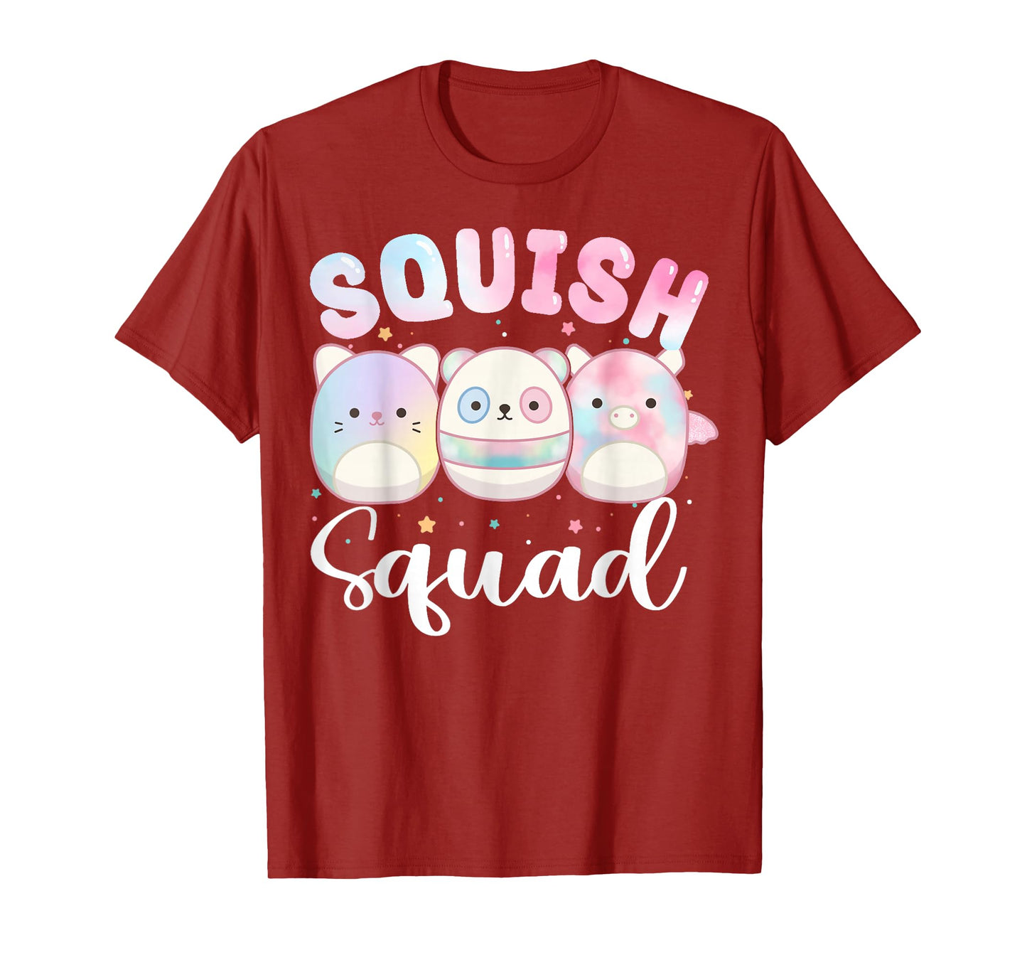 Squish Squad Birthday Shirt For Girls Kids Toddlers T-Shirt