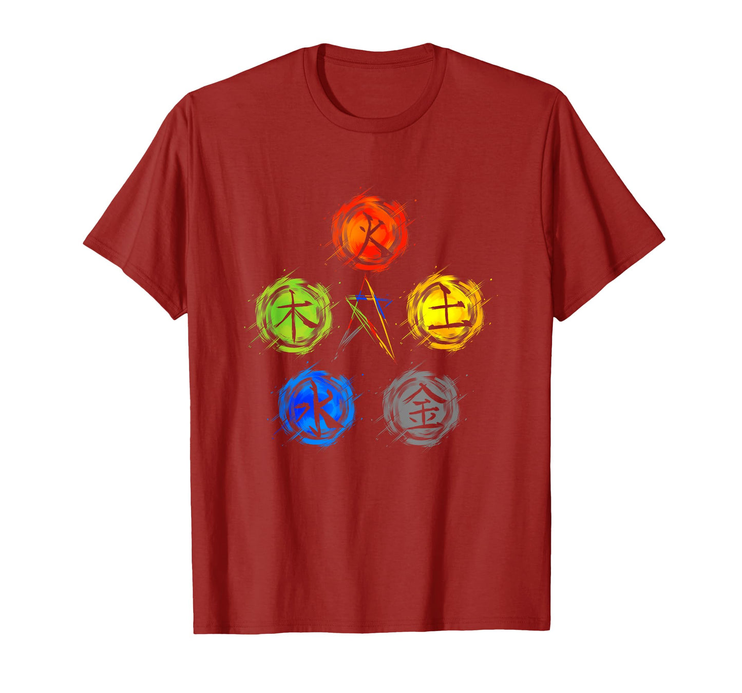 Qigong Five Elements Balance Tai Chi T-Shirt