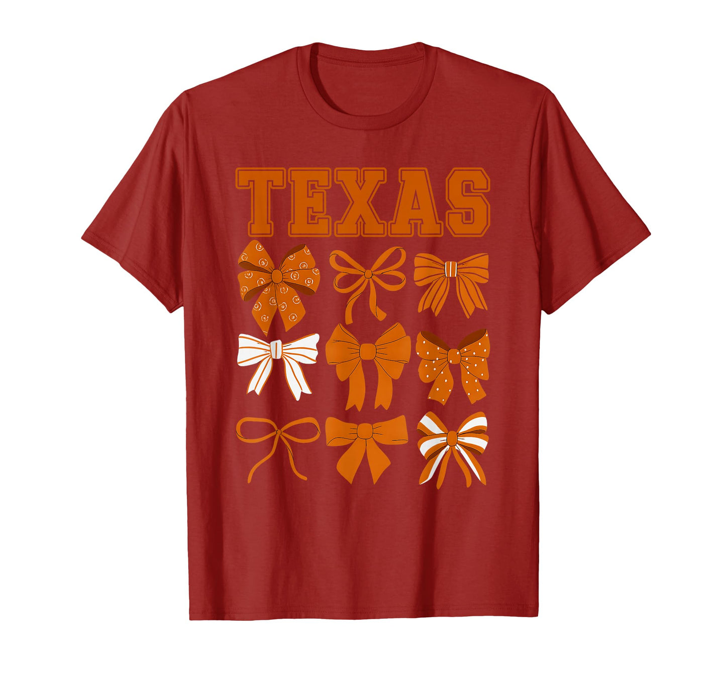 Texas TX Women Toddler Girls Coquette Bow Y2K State Pride T-Shirt